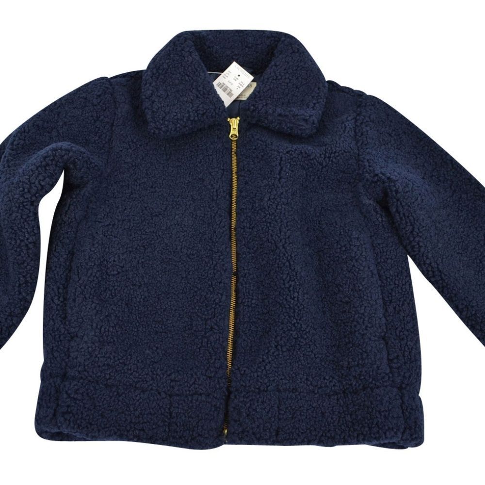 NWT J. Crew Crewcuts Unisex Collared Sherpa Jacket